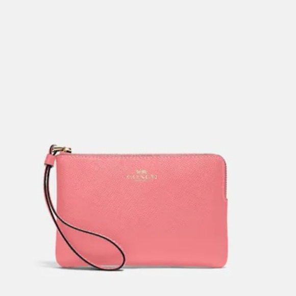 Coach Corner Zip Wristlet NWT - Picture 6 of 7